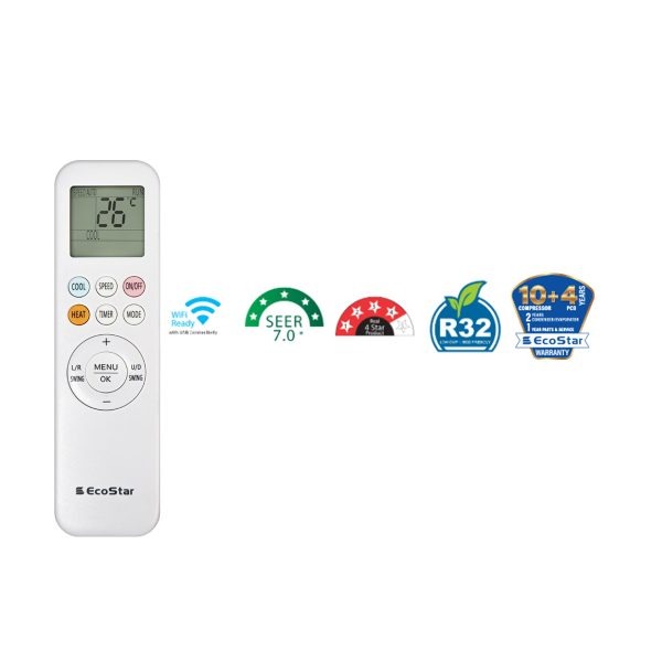 EcoStar AC Inv 1.5 Ton Emperor ES-18EM01WS Heat & Cool - Image 2